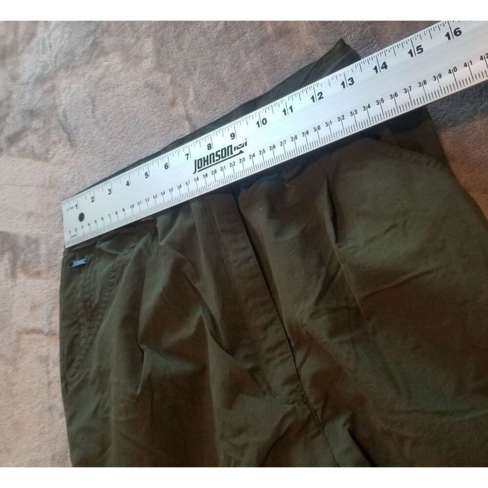 Travel Smith Women's Straight High-Rise Pants Fly Zip Pockets Gray Size Small - Picture 5 of 7
